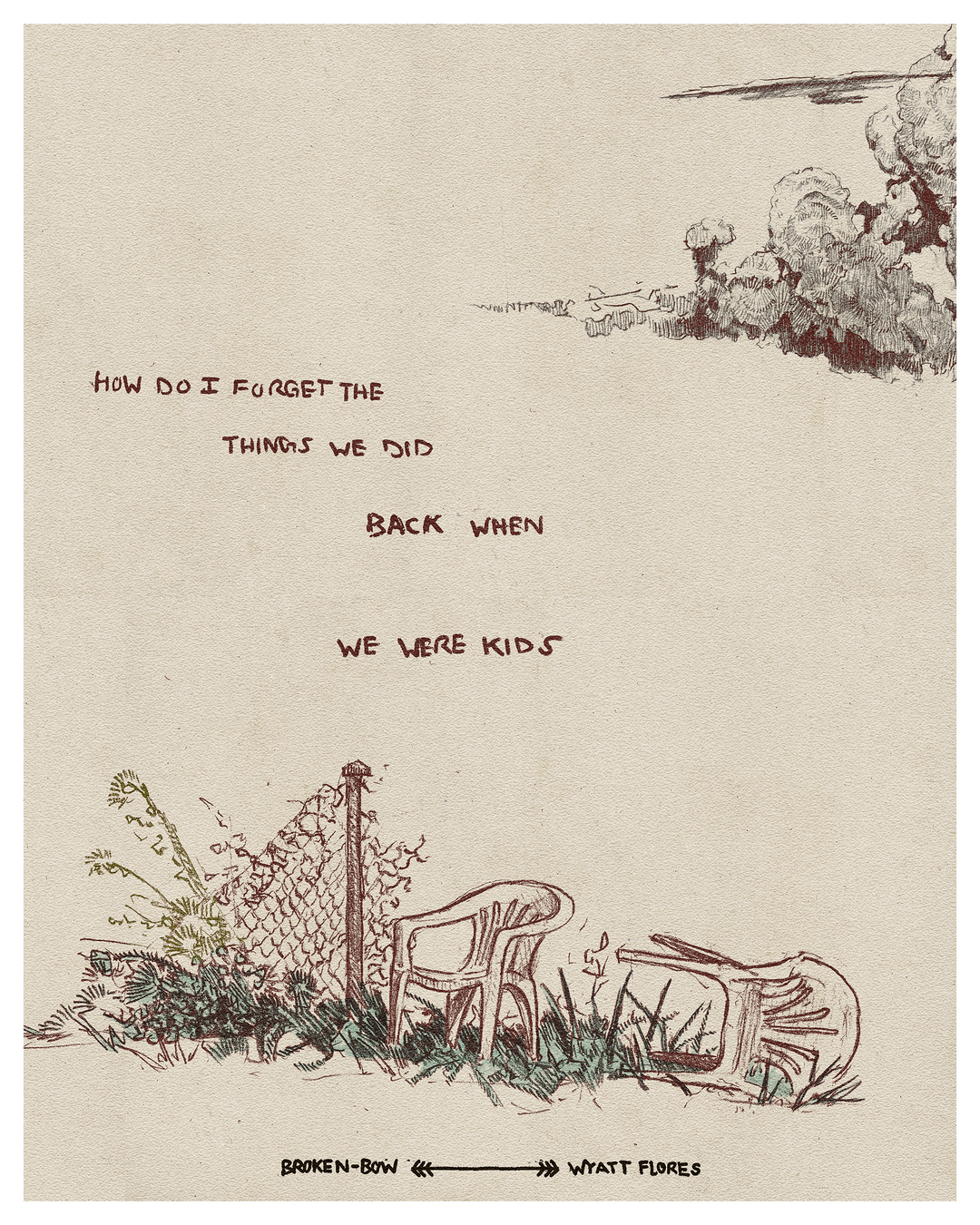 When We Were Kids Poster Print