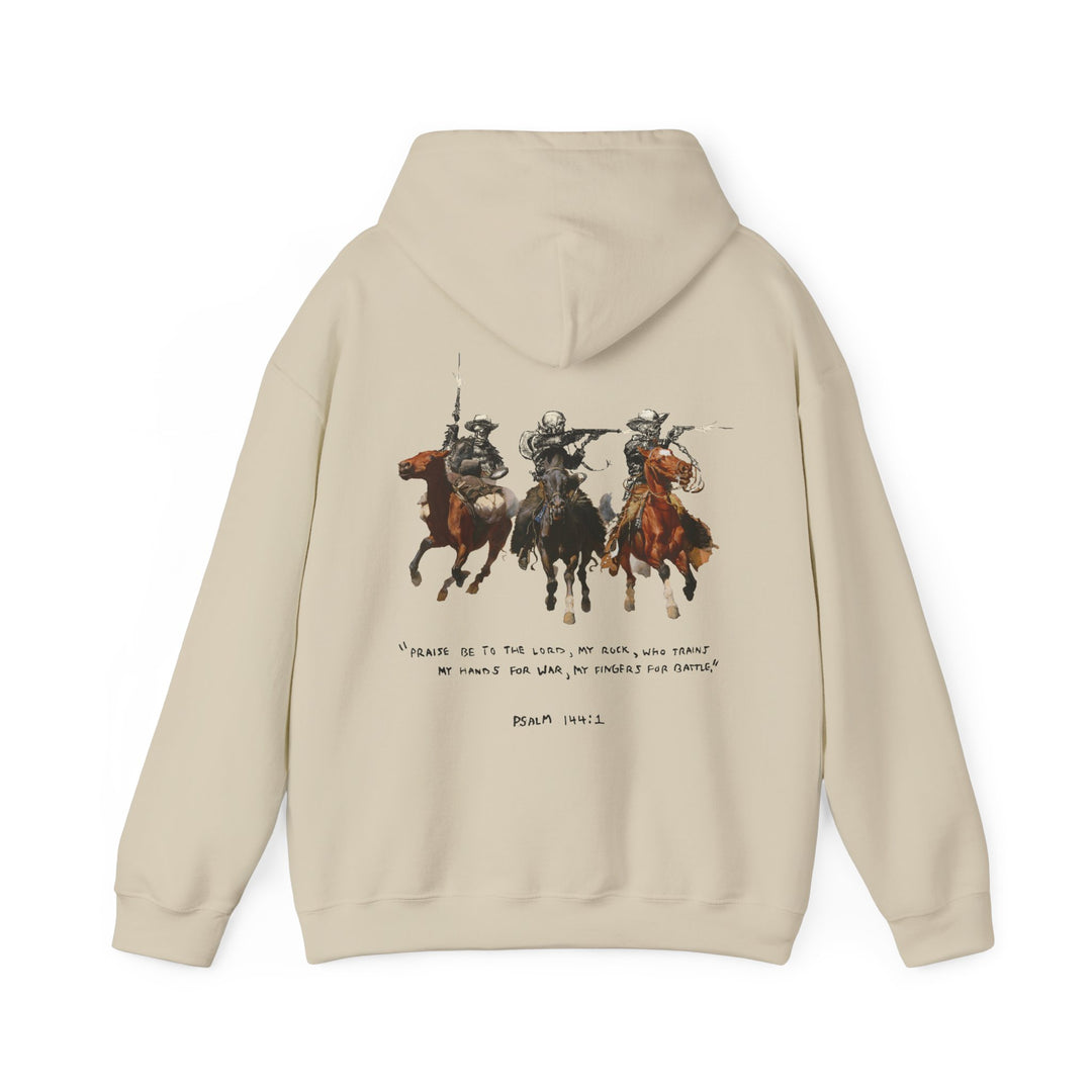 Psalm 144:1 Mid-Weight Hoodie