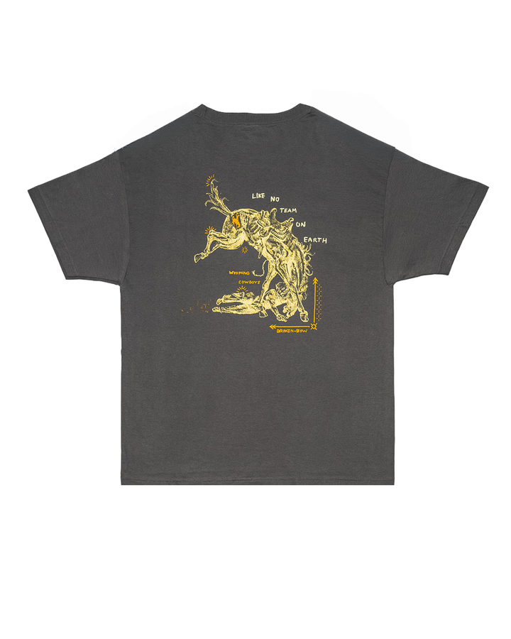 Wyoming x Broken Bow Graphic Tee Coal