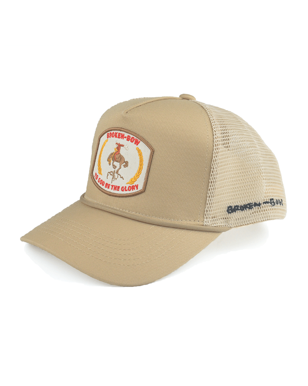 To God Be The Glory Snapback Tan