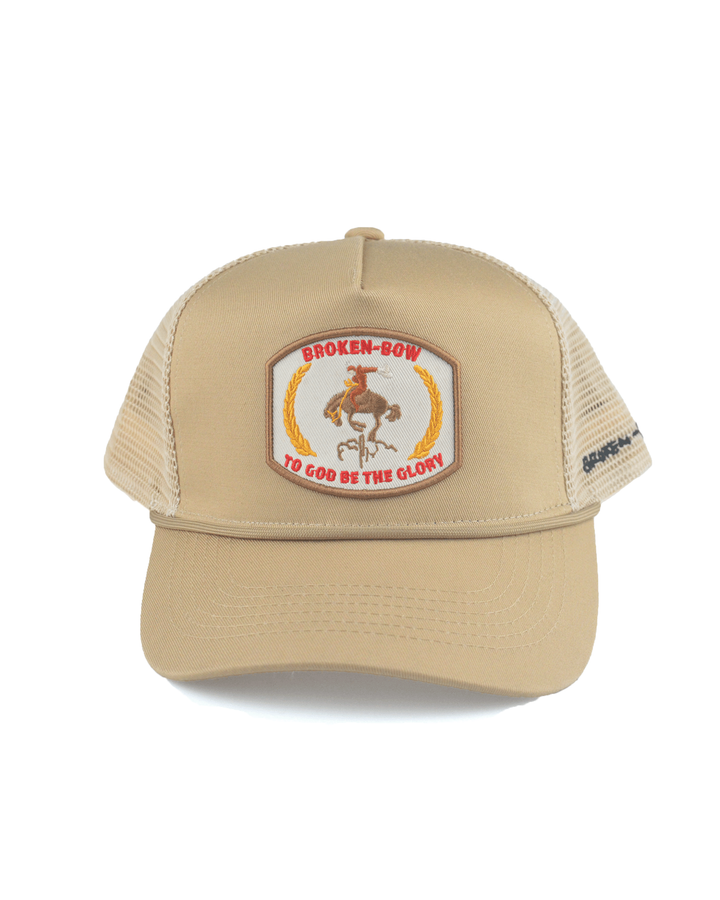 To God Be The Glory Snapback Tan