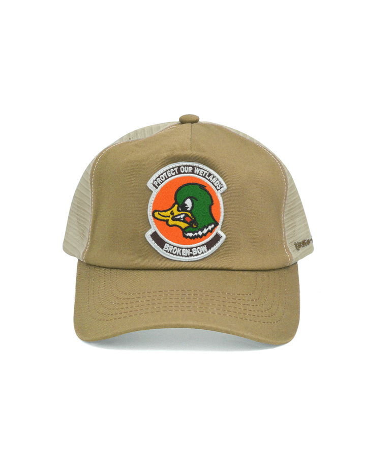 Protect Our Wetlands Unstructured Vintage Snapback Tan