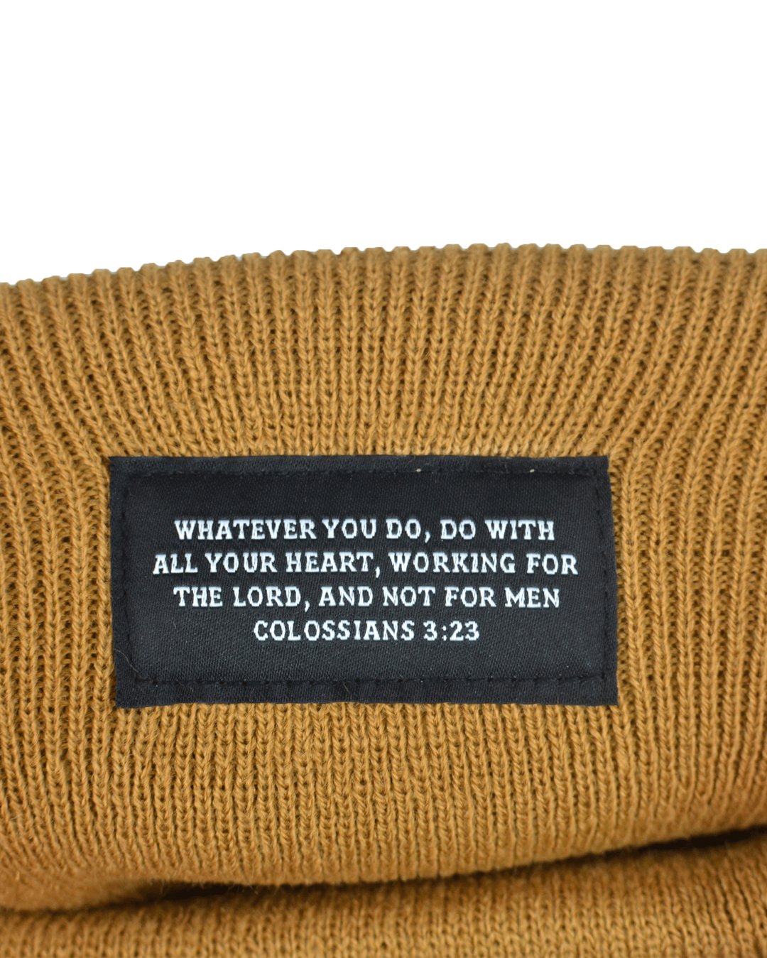Tan Workman's Beanie