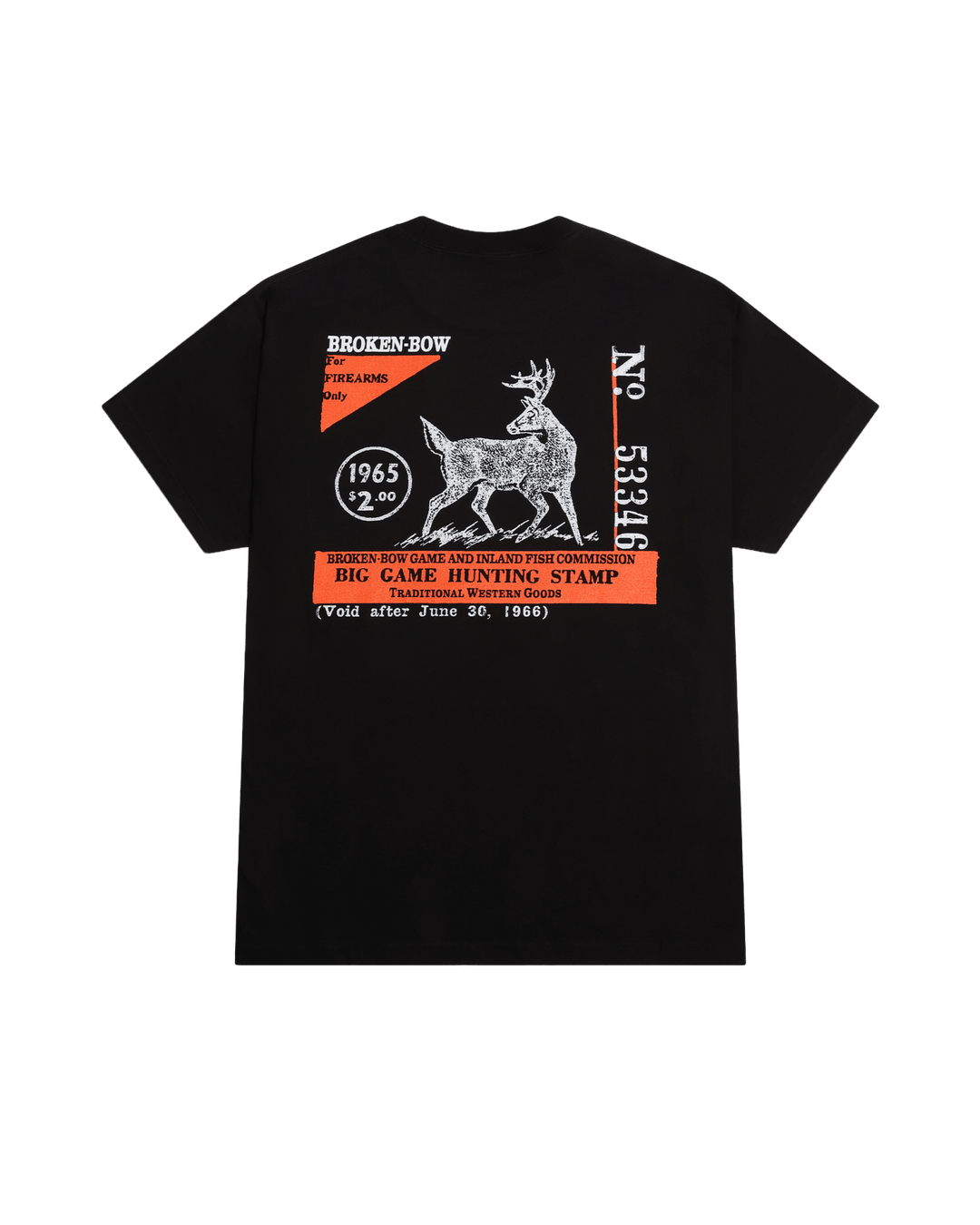 Big Game Hunting Stamp - Broken Bow Country - T-Shirt