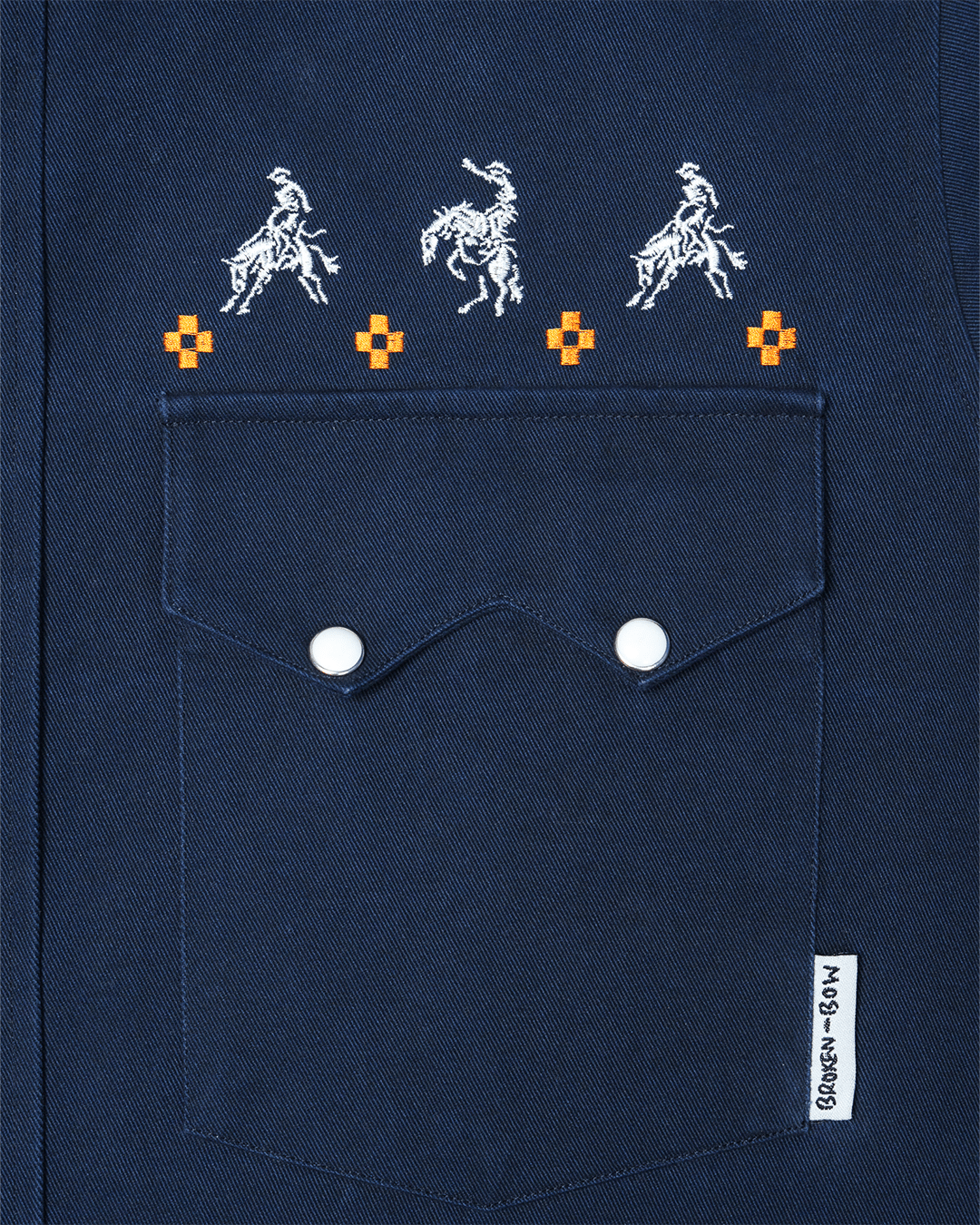 Broken Bow x Denver Broncos The Saddle-Bronc Pearl Snap - Broken Bow Country - Shirt