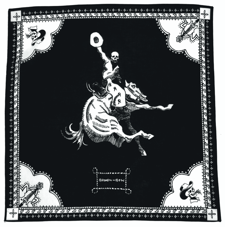 Bronc - Rider Bandanna - Broken Bow Country - Bandanna
