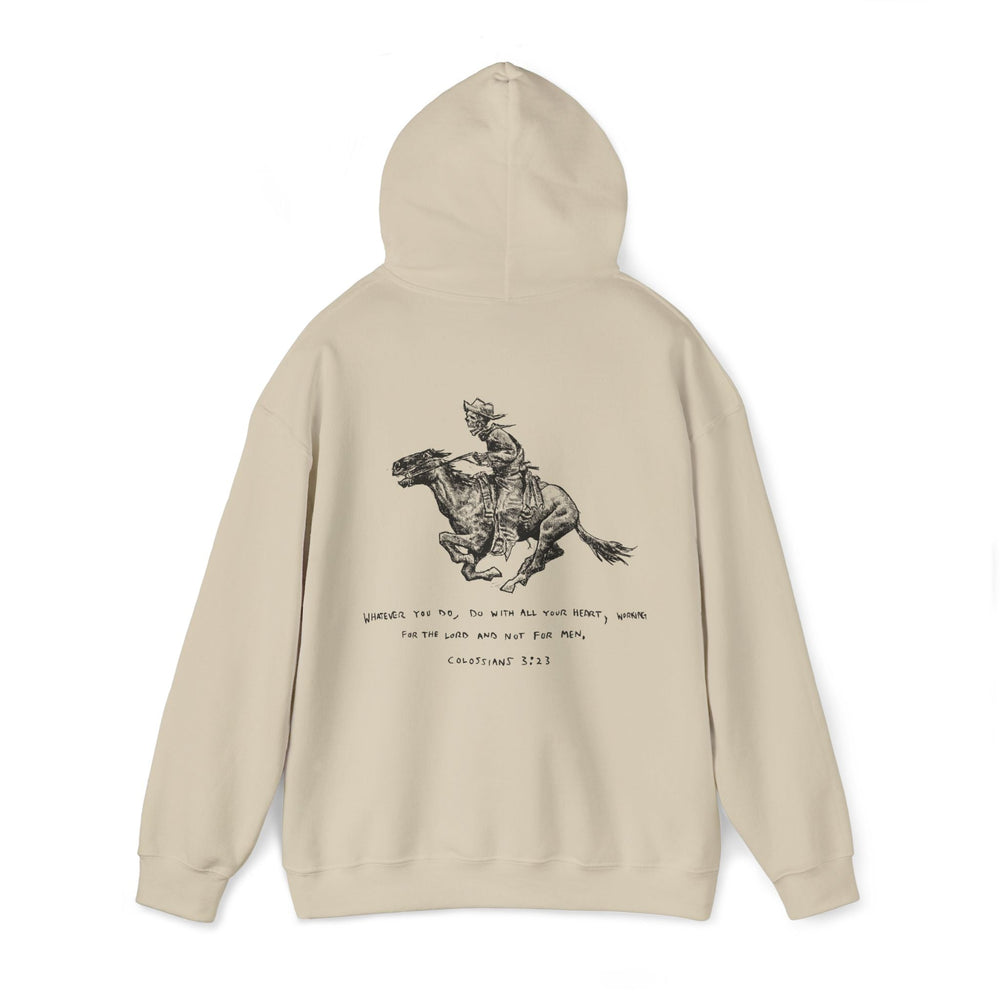 Colossians 3:23 Mid - Weight Hoodie - Broken Bow Country - Hoodie