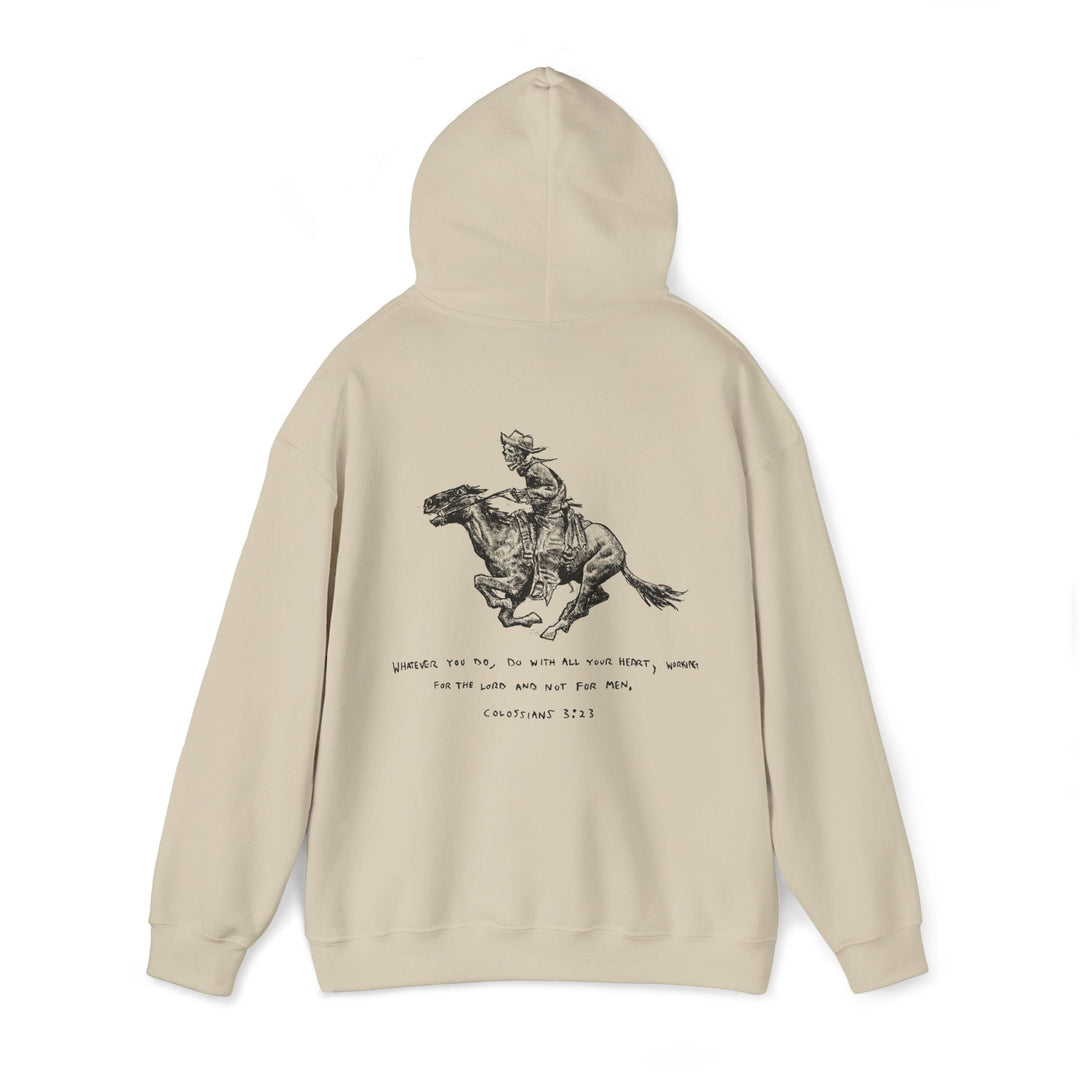 Colossians 3:23 Mid - Weight Hoodie - Broken Bow Country - Hoodie