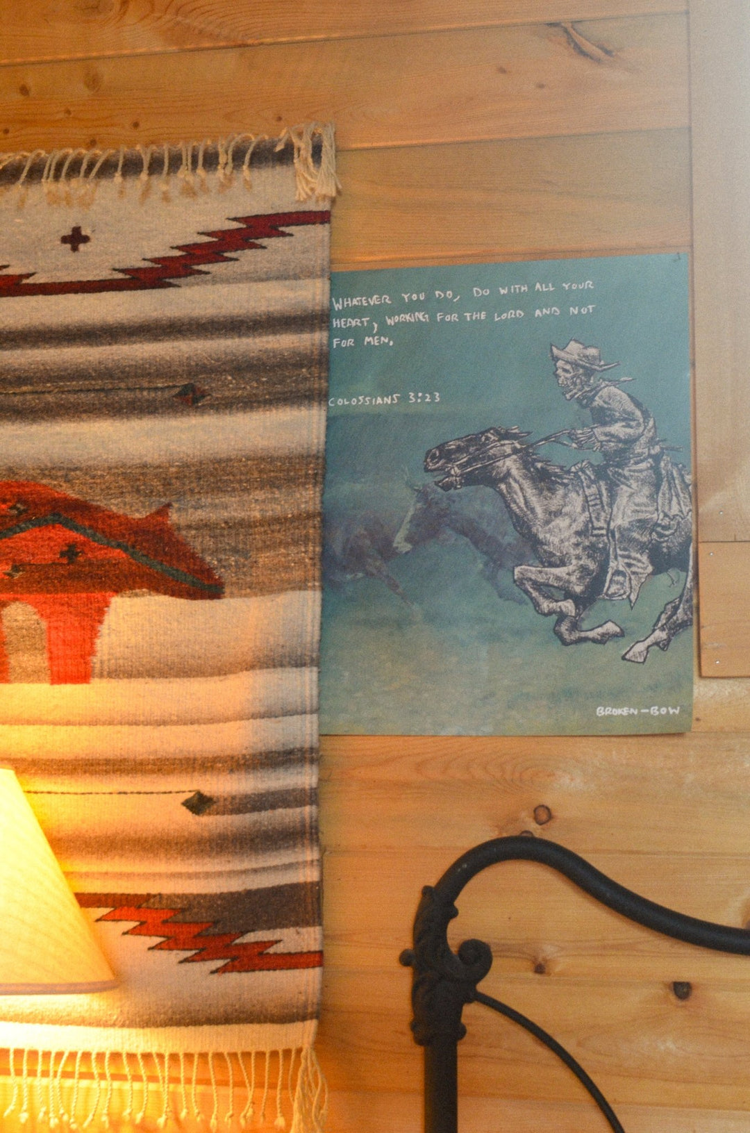 Colossians 3:23 Poster Print - Broken Bow Country - Print