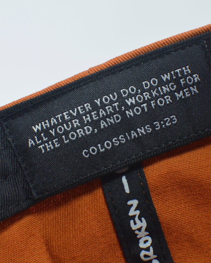 Orange Clay Snapback