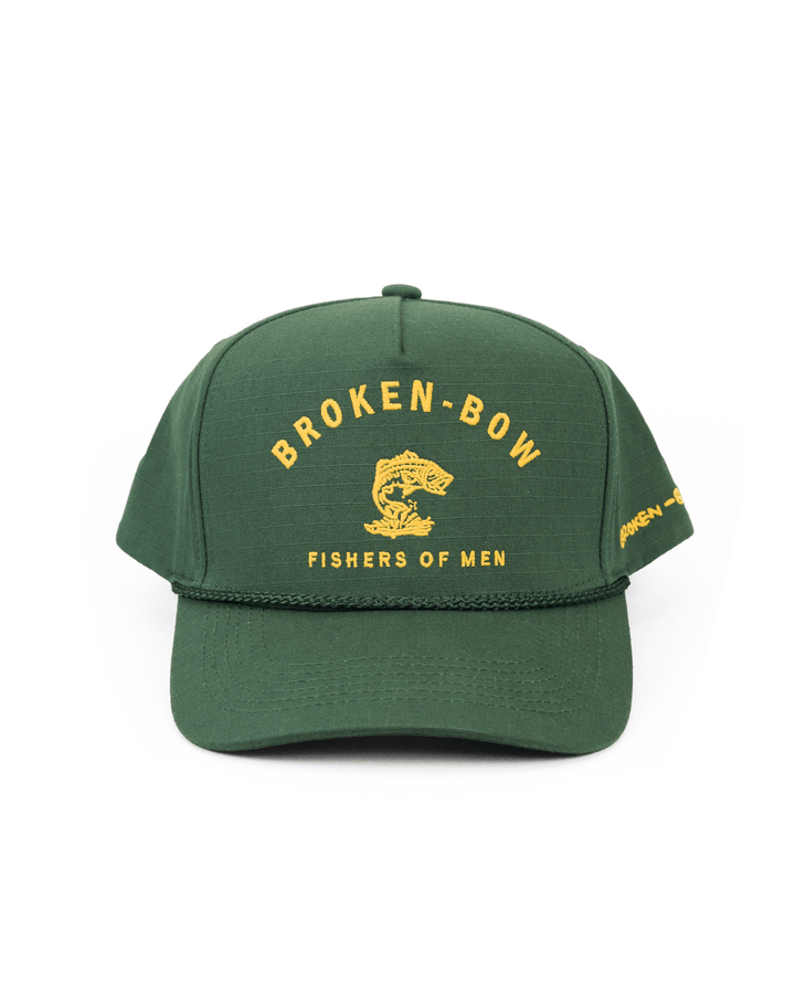 Fishers of Men Ripstop Green Snapback - Broken Bow Country - Hats