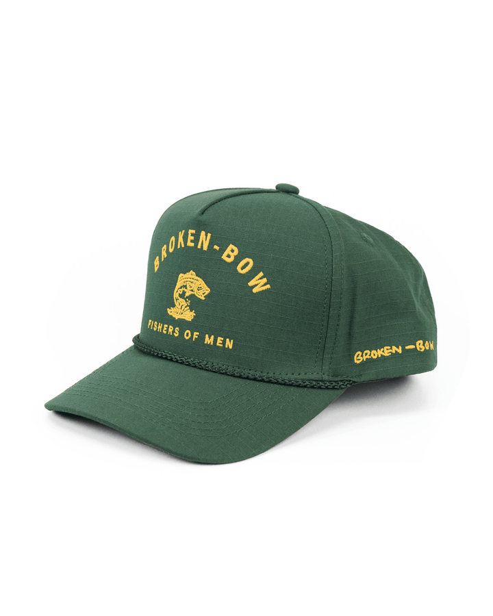 Fishers of Men Ripstop Green Snapback - Broken Bow Country - Hats