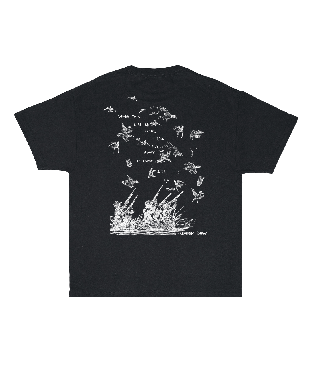 Fly Away Black Tee - Broken Bow Country - T-Shirt