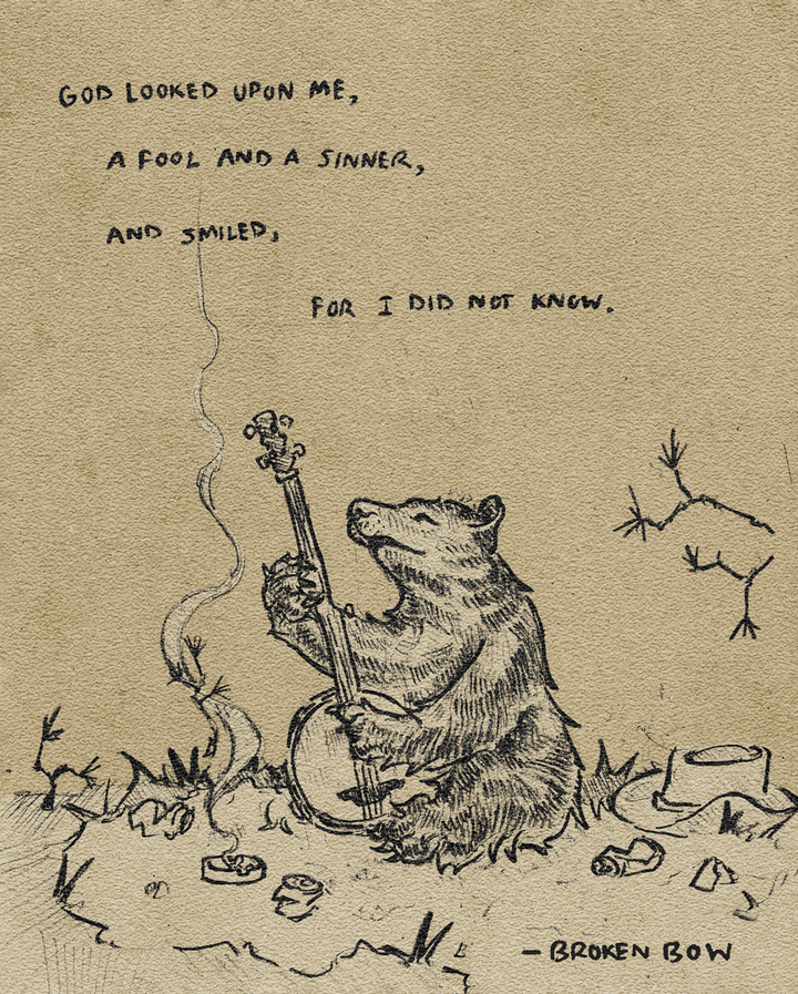 Fool and a Sinner Print - Broken Bow Country - 