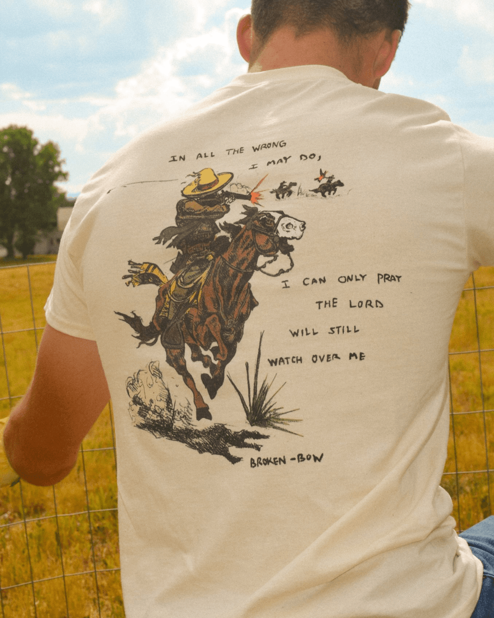 In All The Wrong I May Do - Broken Bow Country - T-Shirt