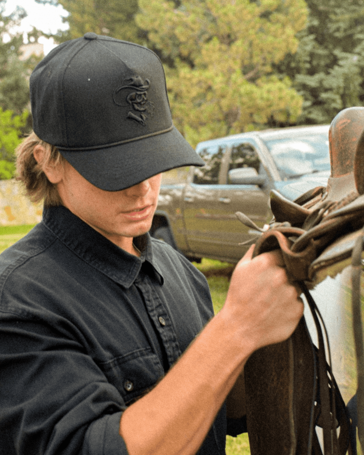 Midnight Rider Cotton Snapback