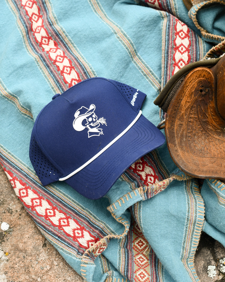 Navy Waterproof Snapback - Broken Bow Country - Hats