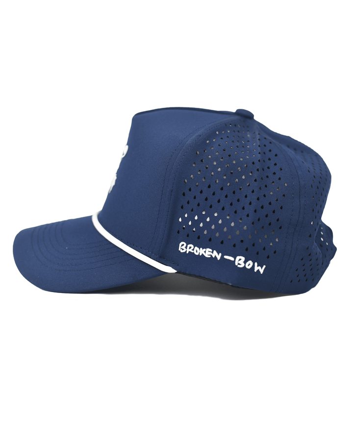 Navy Waterproof Snapback - Broken Bow Country - Hats