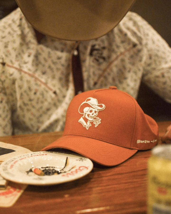 Orange Clay Snapback - Broken Bow Country - Hats