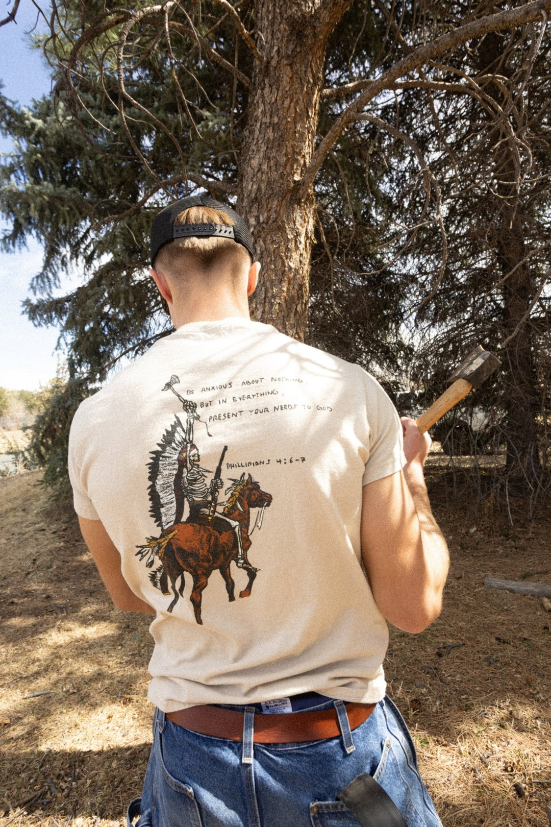 Philippians 4:6 - 7 - Broken Bow Country - T-Shirt