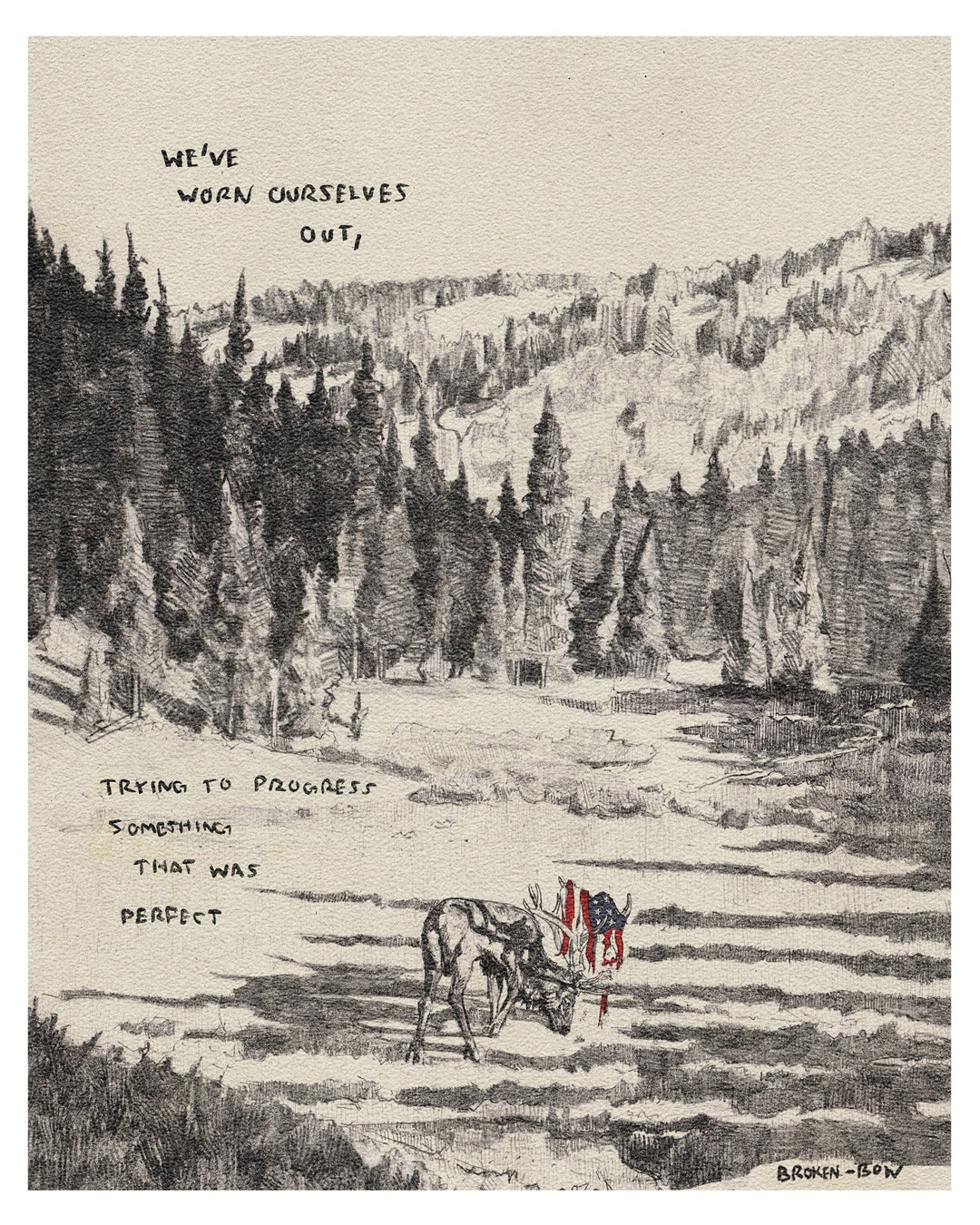 Progressing Something Perfect - Broken Bow Country - Print