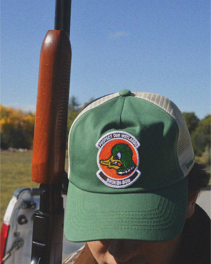 Protect Our Wetlands Unstructured Vintage Snapback - Broken Bow Country - Hats