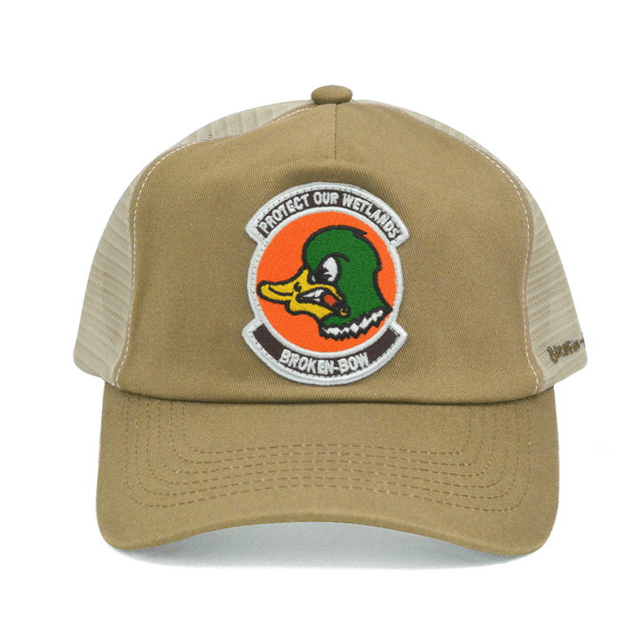 Protect Our Wetlands Unstructured Vintage Snapback Tan - Broken Bow Country - Hats