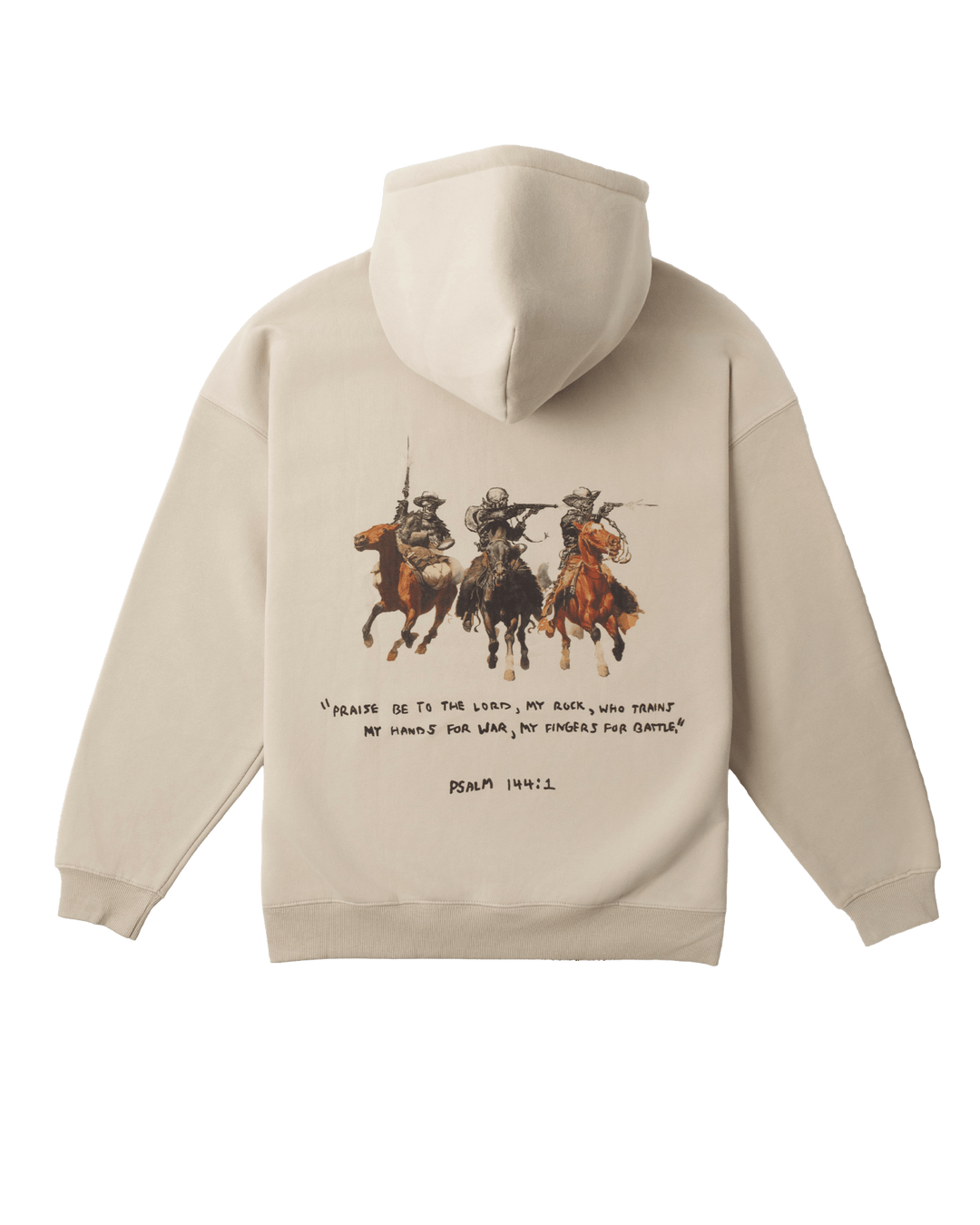 Psalm 144:1 Mid - Weight Hoodie - Broken Bow Country - Hoodie