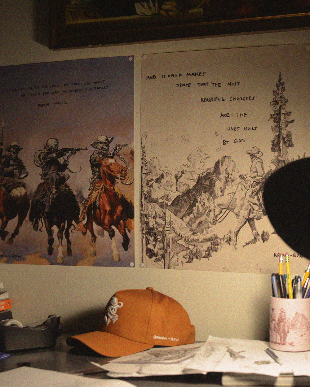 Psalm 144:1 Poster Print - Broken Bow Country - Print