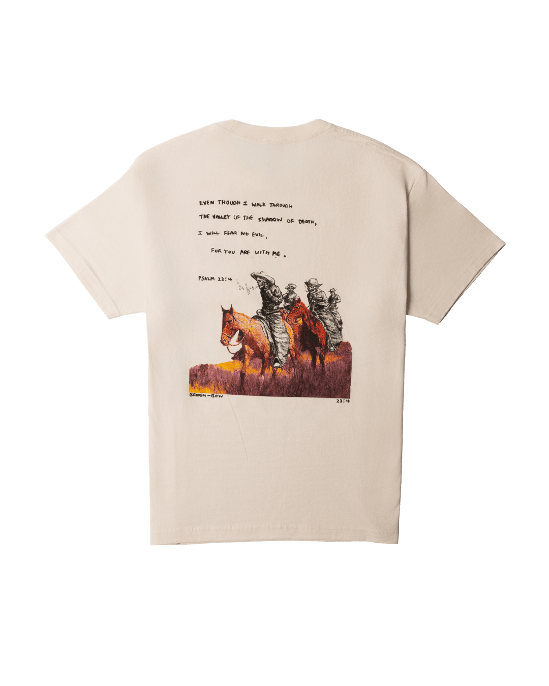 Psalm 23:4 - Broken Bow Country - T-Shirt