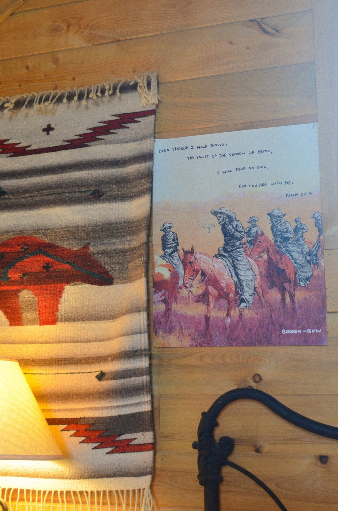 Psalm 23:4 Poster Print - Broken Bow Country - Print