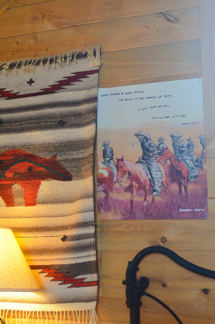 Psalm 23:4 Poster Print - Broken Bow Country - Print