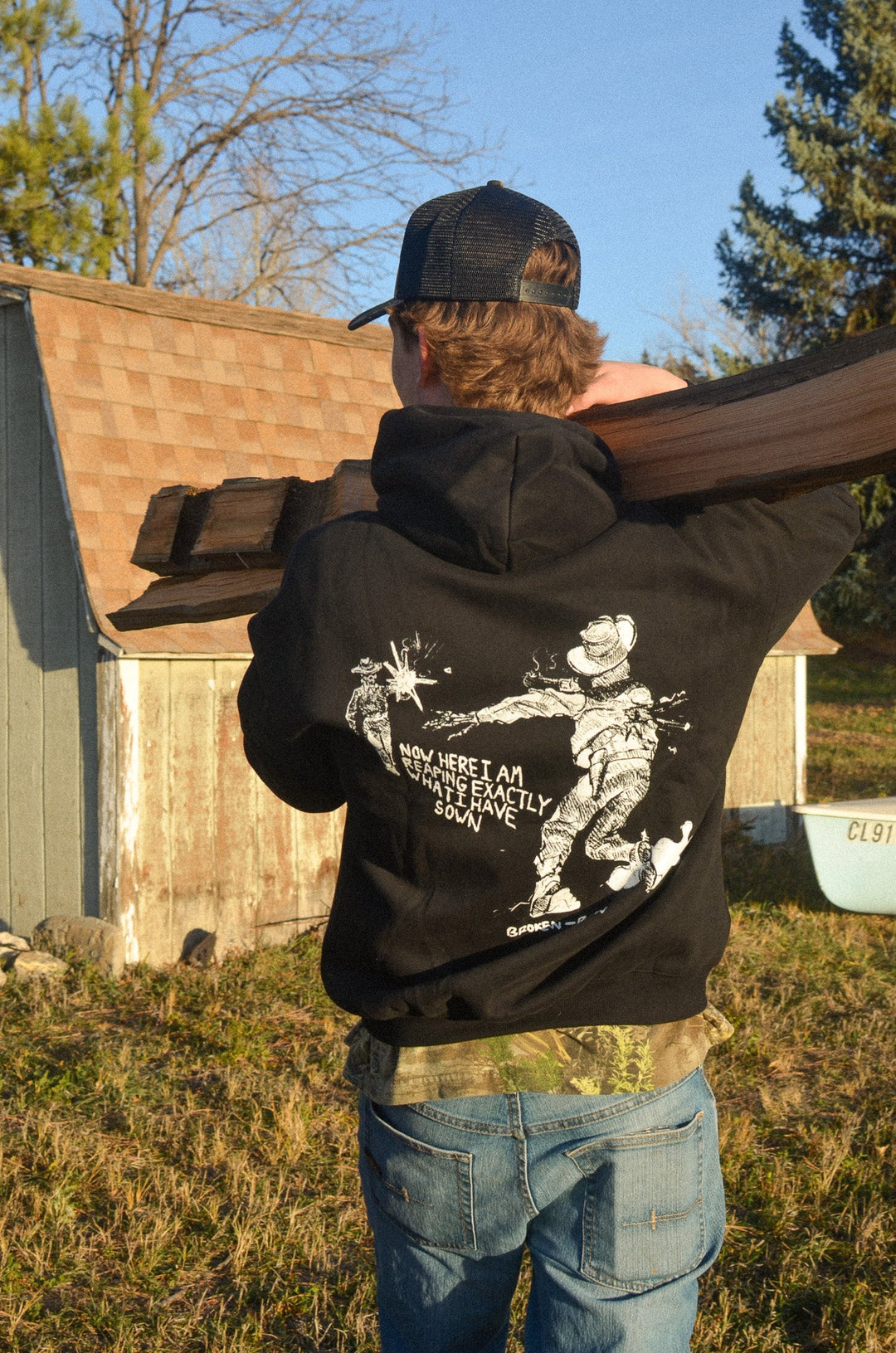 Reaping What's Been Sown Hoodie - Broken Bow Country - T-Shirt