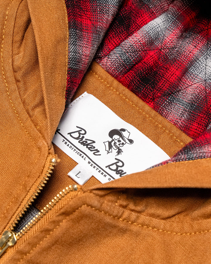 Redford Canvas-Flannel Jacket - Broken Bow Country - Jacket