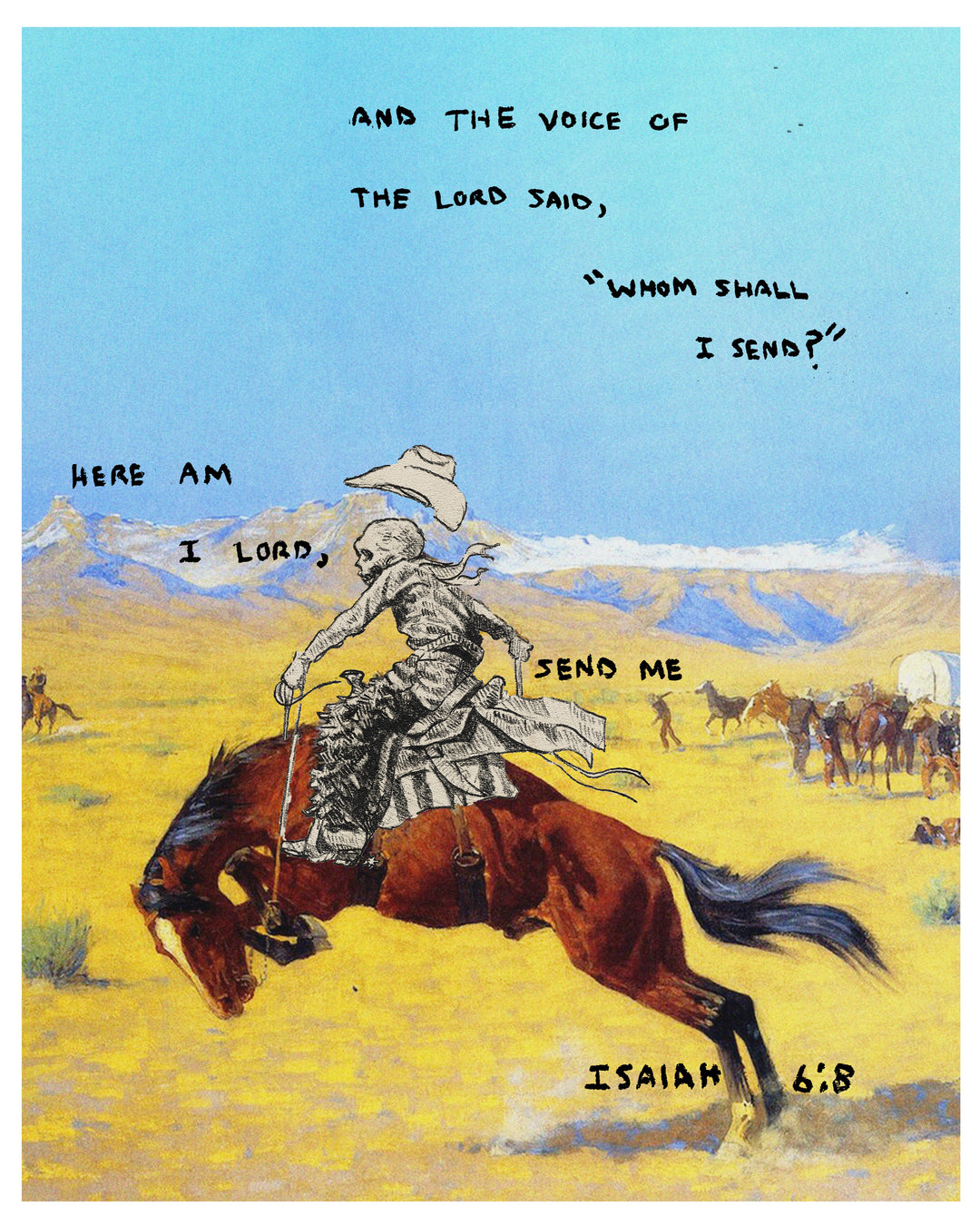 Isaiah 6:8 Poster Print
