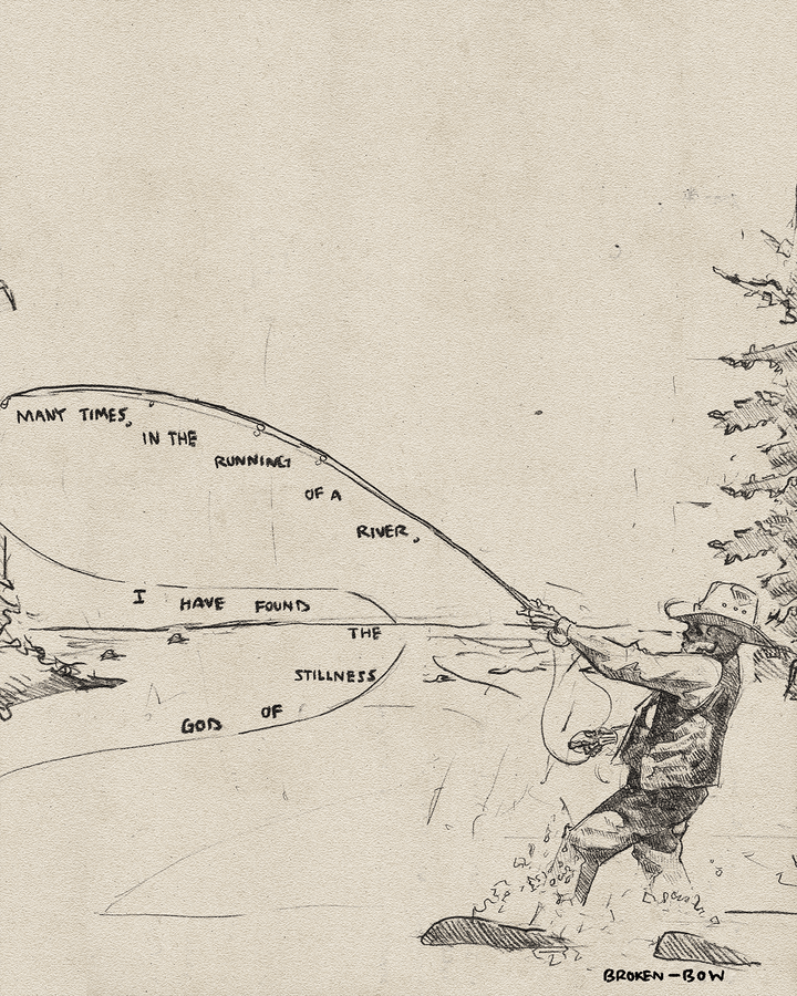 Stillness of God Poster Print - Broken Bow Country - Print