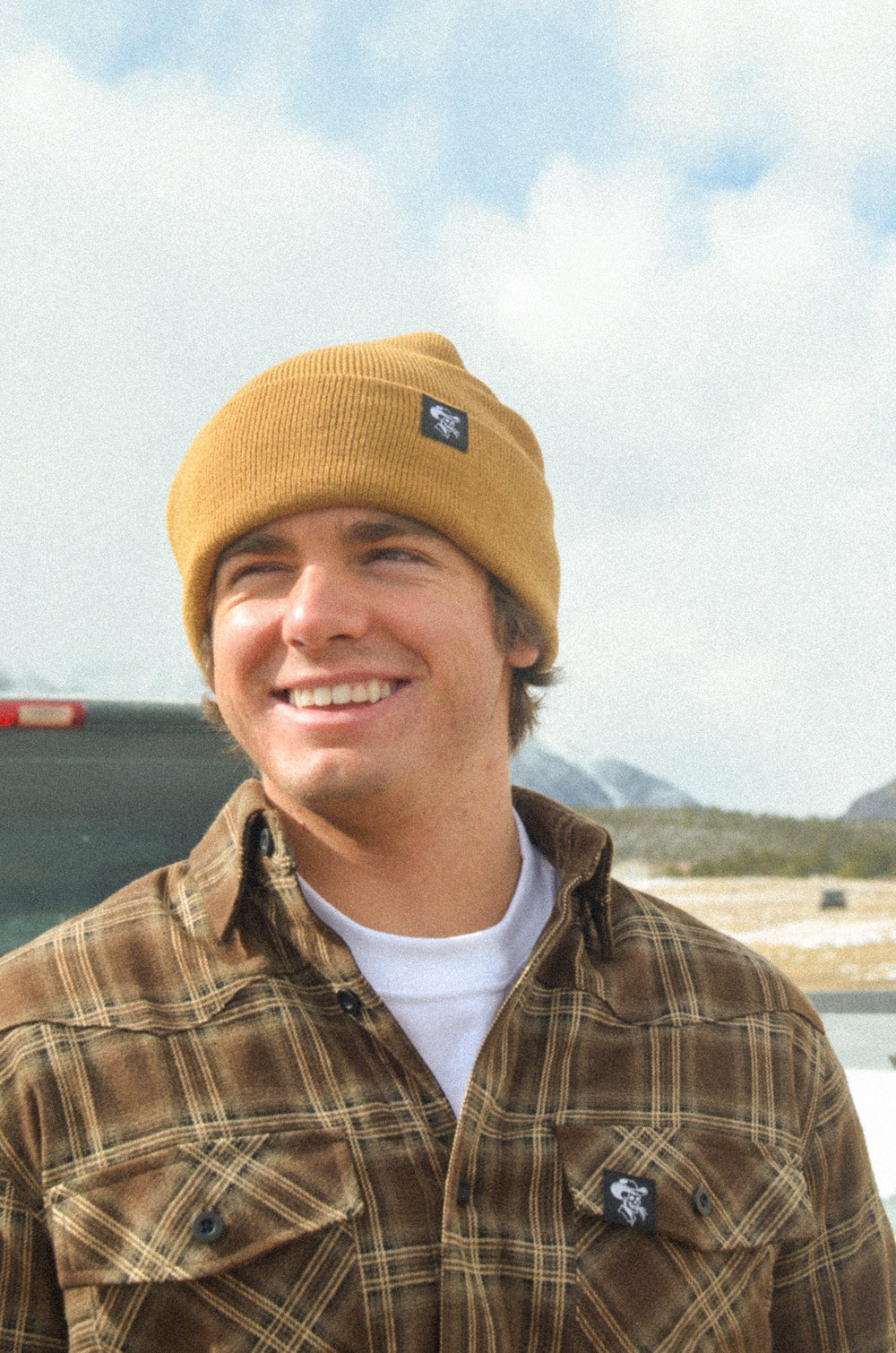 Tan Workman's Beanie - Broken Bow Country - Hats