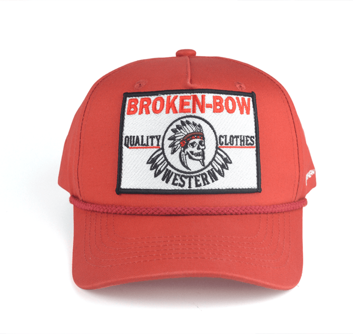 The CHIEF Snapback Red - Broken Bow Country - Hats