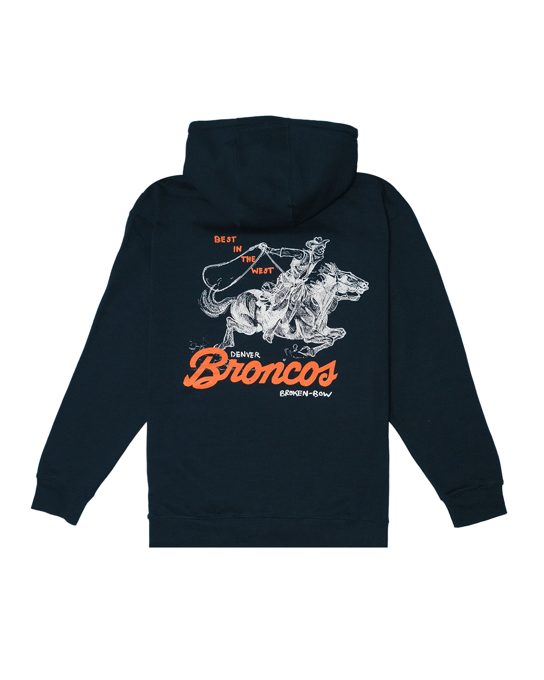 The Roper Hoodie Navy - Broken Bow Country - Hoodie