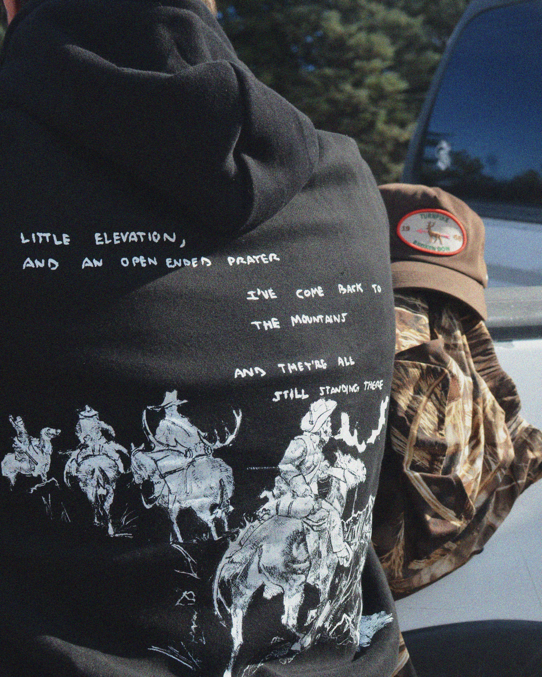 The Rut Hoodie Black - Broken Bow Country - 