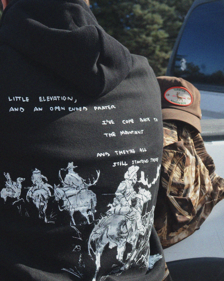 The Rut Hoodie Black - Broken Bow Country - 