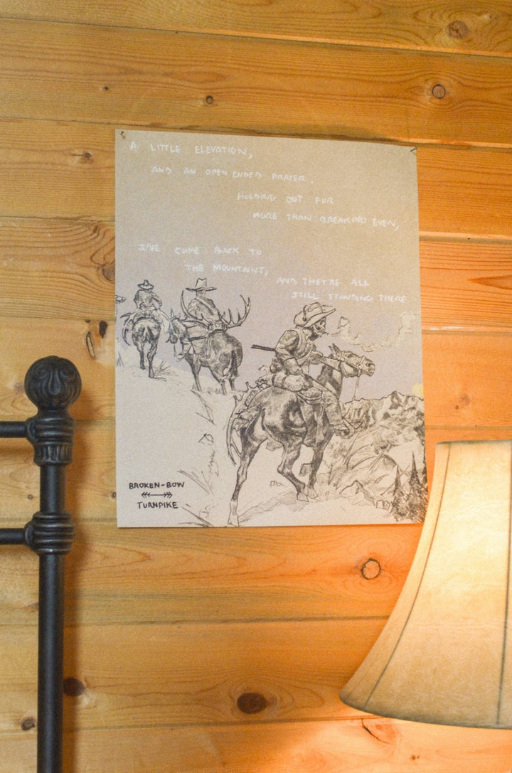 The Rut Poster Print - Broken Bow Country - Print