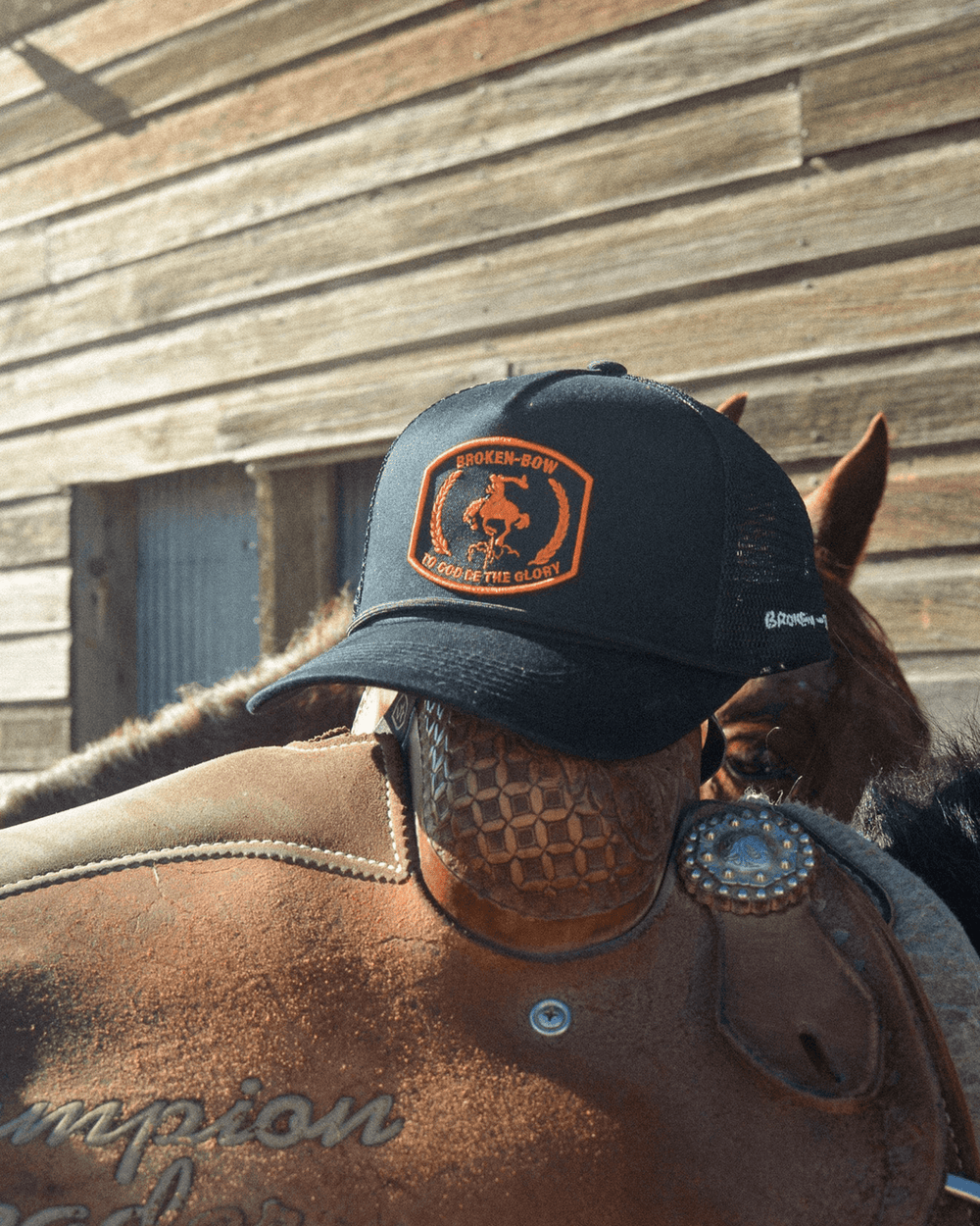 To God Be The Glory Snapback Black - Broken Bow Country - Hats