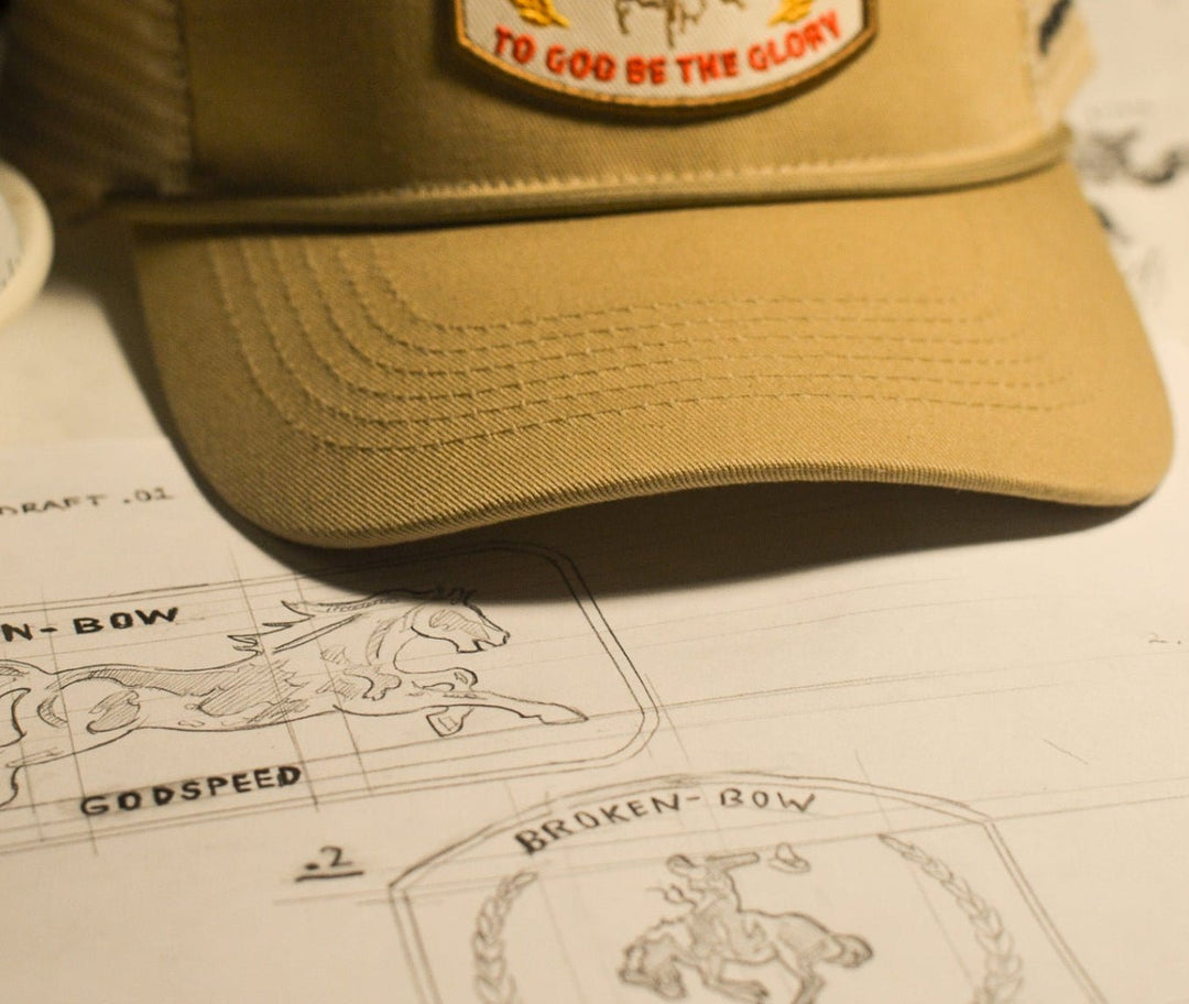 To God Be The Glory Snapback Tan - Broken Bow Country - Hats