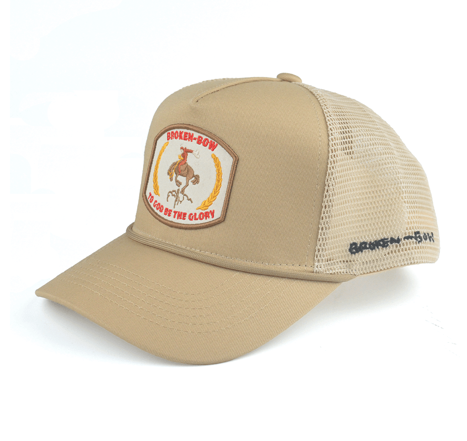 To God Be The Glory Snapback Tan - Broken Bow Country - Hats