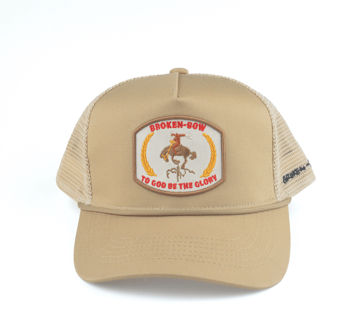 To God Be The Glory Snapback Tan - Broken Bow Country - Hats