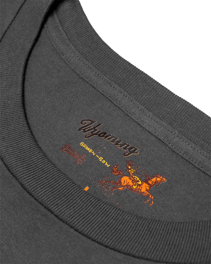 Wyoming x Broken Bow Graphic Tee Coal - Broken Bow Country - T-Shirt